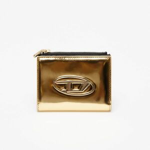 Portofel Diesel Bi-Fold Zip Wallet Gold imagine