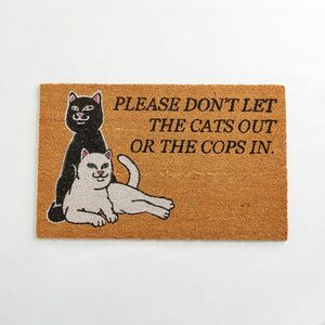 RIPNDIP Don’t Let The Cops In Rug Brown imagine