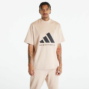 Tricou adidas Basketball Tee Ash Pearl imagine