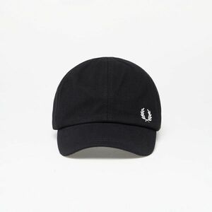 FRED PERRY Pique Classic Cap Black/ Snowwhite imagine