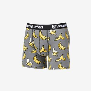 Horsefeathers Sidney Boxer Shorts Grey/ Bananas Print imagine