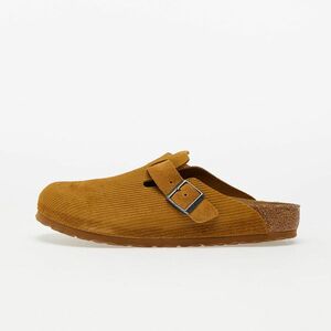 Sneakers Birkenstock Boston Suede Embossed Corduroy Cork Brown imagine