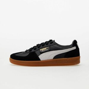 Sneakers Puma Palermo Leather Puma Black-Feather Gray-Gum imagine