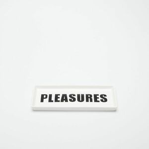 PLEASURES Pleasures Ceramic Tray White imagine