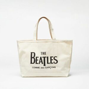 Geantă Comme des Garçons x The Beatles Shopper Bag Beige imagine