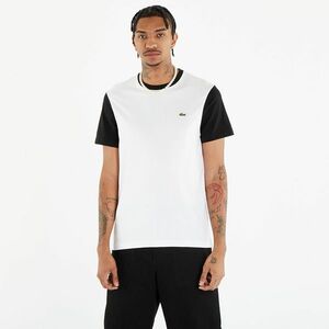 Tricou LACOSTE Men's T-shirt White/ Black imagine