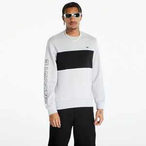 Hanorac LACOSTE Men's Sweatshirt Silver Chine/ Black imagine