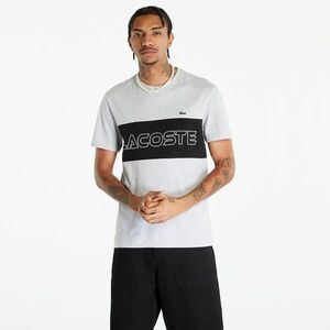 Tricou LACOSTE Men's T-shirt Silver Chine/ Black imagine