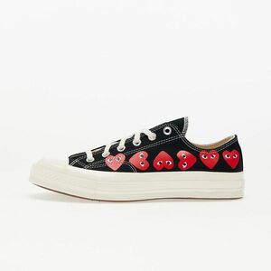 Sneakers Converse x Comme des Garçons PLAY Chuck Taylor 70 OX Multi Heart Black/ Hi Risk Red/ Egret imagine