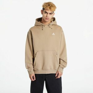 Hanorac Nike ACG Therma-FIT Fleece Pullover Hoodie UNISEX Khaki/ Summit White/ Summit White imagine