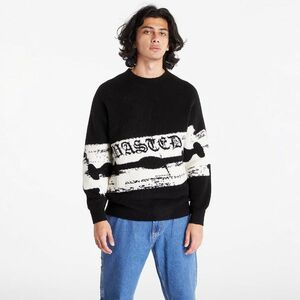 Pulover Wasted Paris Sweater Razor Pilled Black/ White imagine