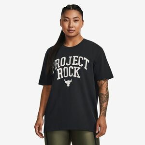 Tricou Under Armour Project Rock Heavyweight Campus T-Shirt Black imagine