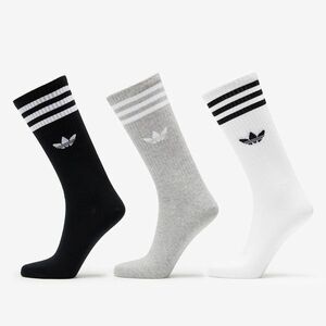 adidas High Crew Sock 3-Pack White/ Mgreyh/ Black imagine