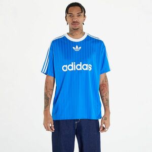 Tricou adidas Adicolor Poly Short Sleeve Tee Blue Bird/ White imagine