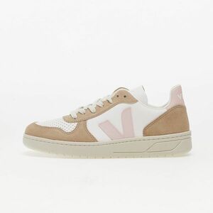 Sneakers Veja W V-10 Extra White Petale Sahara imagine