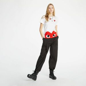 Tricou Comme des Garçons PLAY Heart Print Tee White imagine