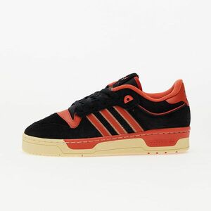 Sneakers adidas Rivalry 86 Low Core Black/ Preloveded Red/ Easy Yellow imagine