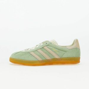 Sneakers adidas Gazelle Indoor W Semi Green Spark/ Almost Yellow/ Core White imagine