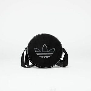 Geantă adidas Rhinestones Fake Suede Round Bag Black imagine