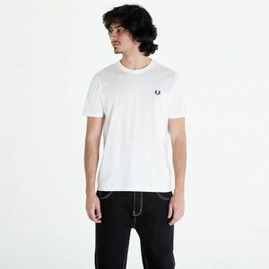 Tricou FRED PERRY Crew Neck Tee Snow White imagine