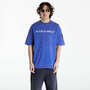 Tricou A-COLD-WALL* Overdye Logo T-Shirt Volt Blue imagine