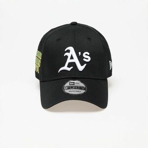 New Era Oakland Athletics World Series Patch 9FORTY Adjustable Cap Black imagine