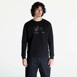 Hanorac Alpha Industries Basic Sweater Carbon Black/ Black imagine