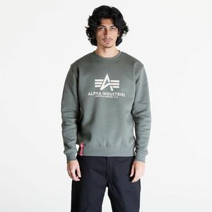 Hanorac Alpha Industries Basic Sweater Vintage Green imagine