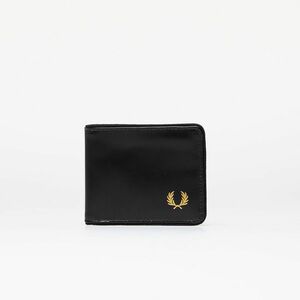 Portofel FRED PERRY Coated Polyester Billfold Wall Black/ Gold imagine