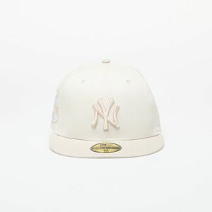 New Era New York Yankees White Crown 59FIFTY Fitted Cap Ivory/ Stone imagine