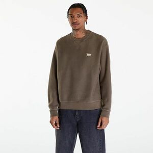 Hanorac Patta Classic Washed Crewneck Sweatshirt UNISEX Morel imagine