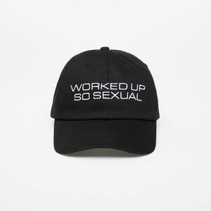 PLEASURES Worked Up Polo Cap Black imagine