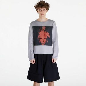 Pulover Comme des Garçons SHIRT Sweater Grey/ Red imagine