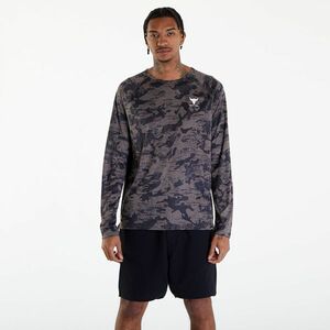 Tricou Under Armour Project Rock IsoChill Long Sleeve T-Shirt Fresh Clay/ White imagine