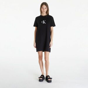 Rochie Calvin Klein Jeans Satin Ck T-Shirt Dress Black imagine