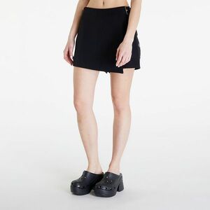 Pantaloni scurți Calvin Klein Jeans Buckle Wrap Mini Skort Black imagine