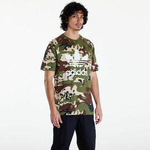 Tricou adidas Camo Trefoil Tee Wild Pine imagine