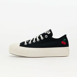 Sneakers Converse Chuck Taylor All Star Lift Platform Cherries Black/ Egret/ Red imagine