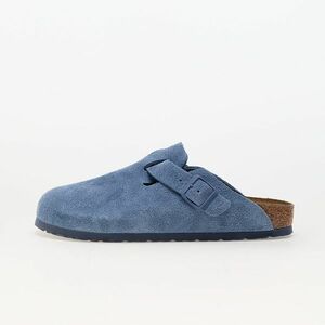 Sneakers Birkenstock Boston Birko-Floor Soft Suede Leather Elemental Blue imagine