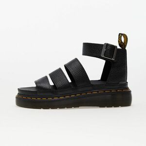 Sneakers Dr. Martens Clarissa II Quad 3 Strap Sandal Black Milled Nappa imagine