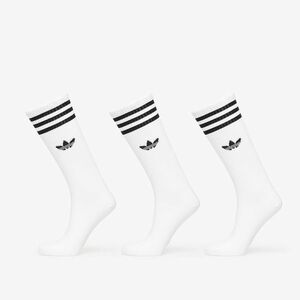 adidas High Solid Crew Sock 3-Pack White imagine