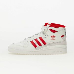 Sneakers adidas Forum Mid Cloud White/ Better Scarlet/ Cloud White imagine