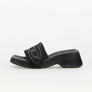 Sneakers Diesel Oval D Sa-Oval D Pf W Sandals Black Denim imagine