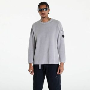 Pulover C.P. Company Crew Neck Sweater Drizzle Grey imagine