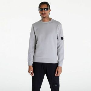 Hanorac C.P. Company Diagonal Raised Sweatshirt Drizzle Grey imagine