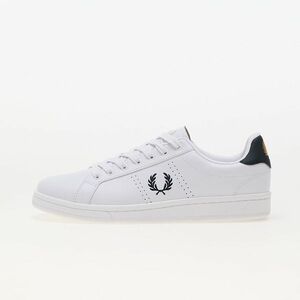 Sneakers FRED PERRY B721 Leather White/ Navy imagine