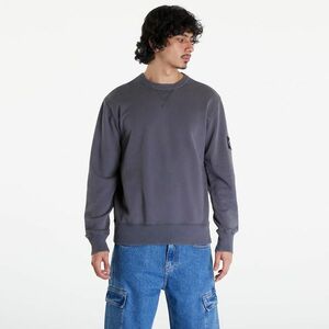 Hanorac Calvin Klein Jeans Washed Cotton Badge Sweatshirt Washed Black imagine