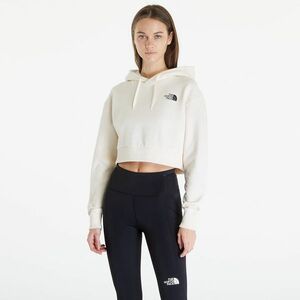 Hanorac The North Face Trend Cropped Fleece Hoodie White Dune imagine