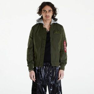 Jacheta Alpha Industries MA-1 TT Hood Dark Green imagine