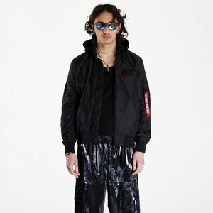 Jacheta Alpha Industries MA-1 TT Hood Black/ Black imagine